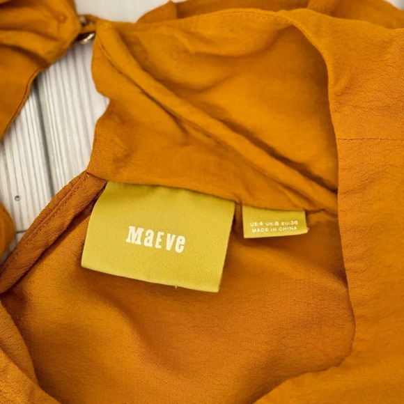 Maeve x Anthropologie | Open Shoulder Blouse - Size 4 - Picture 6 of 6